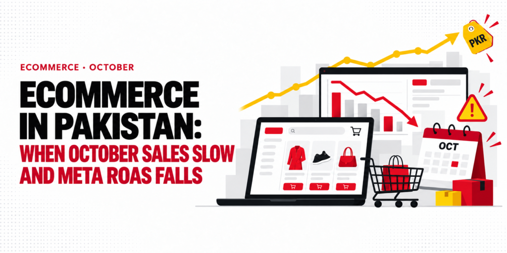 Ecommerce in Pakistan: When October Sales Slow and Meta ROAS Falls